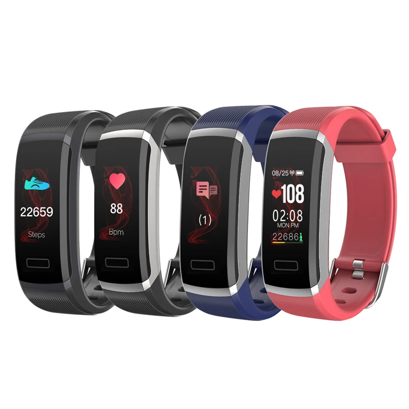 Wearpai GT101 Smart Wristband Color Screen smart bracelet women men sport Fitness Tracker heart rate monitor waterproof ip67