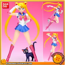 Японское аниме "Pretty Guardian Sailor Moon" Оригинальная фигурка BANDAI Tamashii нация СВЧ/S. H. Figuarts-Сейлор Мун
