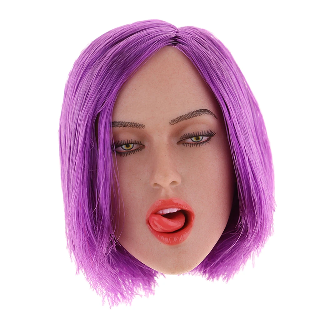 1/6 Scale Seamless European Shape Body Big Busts Carving Head Sculpt Model for 12'' TTL Enterbay /Kumik  Dolls Parts