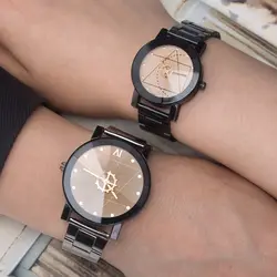 BGG модные креативные Для женщин часы 2018 компаса полный Нержавеющая сталь кварцевые наручные часы женская одежда Lover пару часов ЧАС