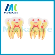 Manka Care – 50 pcs Creative Teeth type Gift pencil eraser Dental Clinic, Special gift for dentist Medical lab stationery