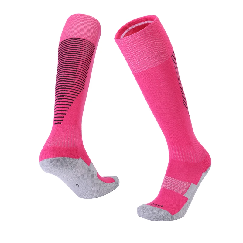 Cycling Socks Professional Kids Men Soccer Socks Thicken Running Basketball Men Sport Team Long Towel Bike Stockings