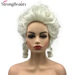 StrongBeauty синтетические вьющиеся волосы парик Marie Antoinette парик Женщины Косплей парики