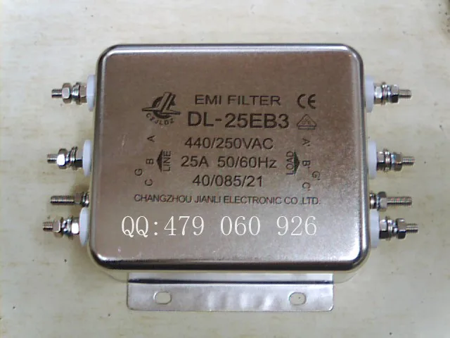 

[ZOB] Jianli EMI power filter switch DL-25EB3