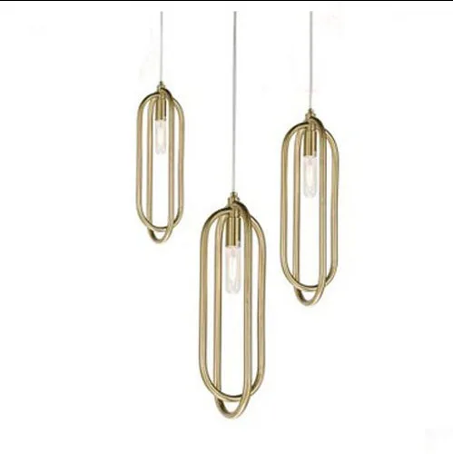 

Nordic Simple Iron Hanging Lights Individual Restaurant Hallway Corridor Single-headed Study Balcony Post-modern Lights