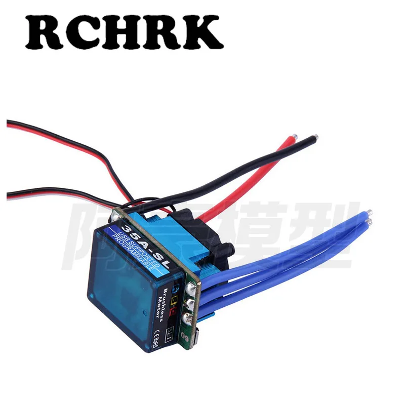 2430 5800KV Мотор щетки + 35A ESC 12T мотор редуктор радиатор двигателя двигатель рулевого