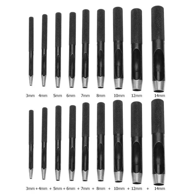 Leather Punch Leathercraft Spacing Hole Craft Set Hollow Puncher Belt
