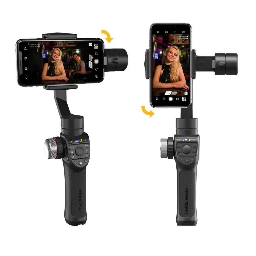 Freevision VILTA M Pro 3 Axis Gimbal смартфон стабилизатор для iPhone samsung w/фоллоу фокус и зум колесо