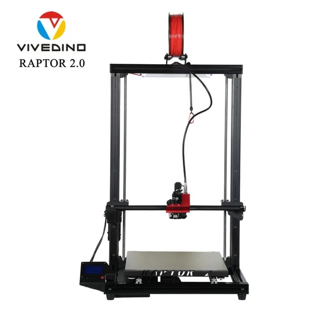 Special Offers VIVEDINO Raptor 2.0 3D printer with 400x400x700mm Build Size laser printer