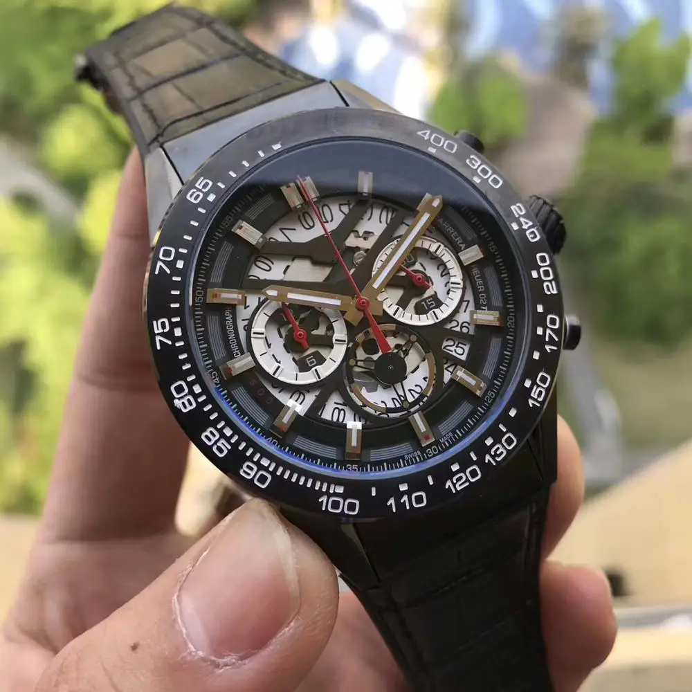 

U1 factory AAA high quality luxury brand luxury men's watch 43MM sapphire mirror 2813 automatic mechanical original strap watch