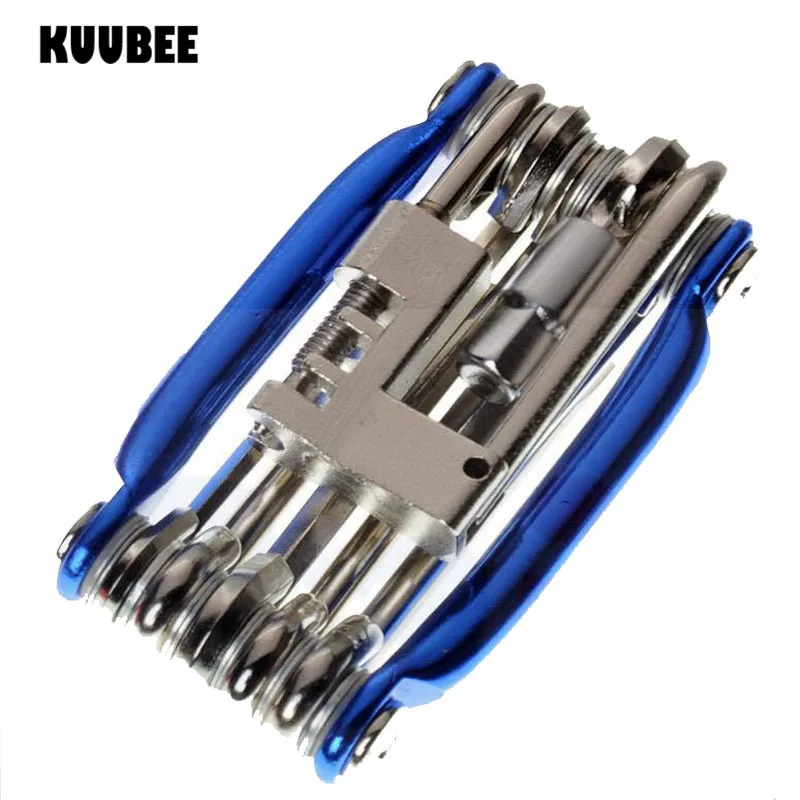 

11 In 1 Multifunction Bike Bycicle Cycling Combination Repair Tool + Bike Chain Cutter + Hex Wrench + Screwdriver