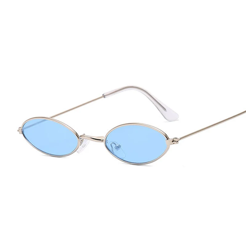 Sma Frame Back Shades Occhiali da sole rotondi Donna Ova Brand Designer Vintage Fashion Pink Sun Gasses Femae Ocuos De_voghion.com