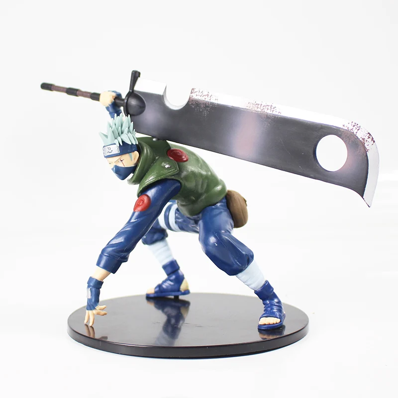 14 см Наруто Shippuuden GEM Hatake Kakashi Shinobi World War with Sword Ver. Фигурка Игрушка ПВХ куклы