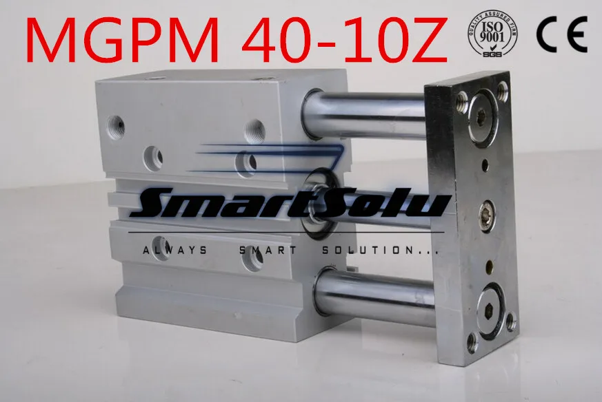 

Free Shipping MGPM 40-10Z double action 3-rod guide cylinders compact pneumatic bore 40mm stroke 10mm slide bearing type