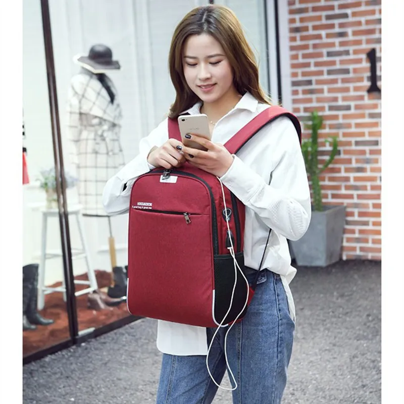 Водонепроницаемый рюкзак для ноутбука с usb-зарядкой с замком TSA, противоугонные мужские и женские дорожные рюкзаки, школьные сумки унисекс для девочек-подростков