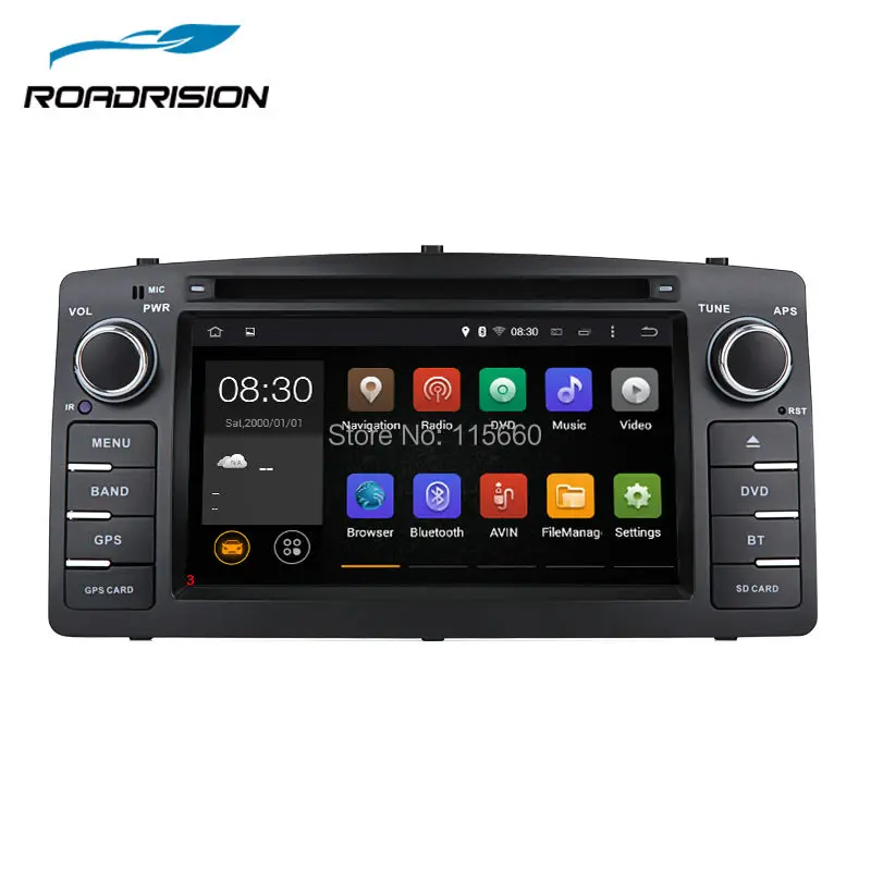 Android 6.0 автомобиль DVD GPS навигации для Toyota Corolla E120 2003-2006/BYD F3 с 1.6 г Процессор 1 ddr 4 ядра