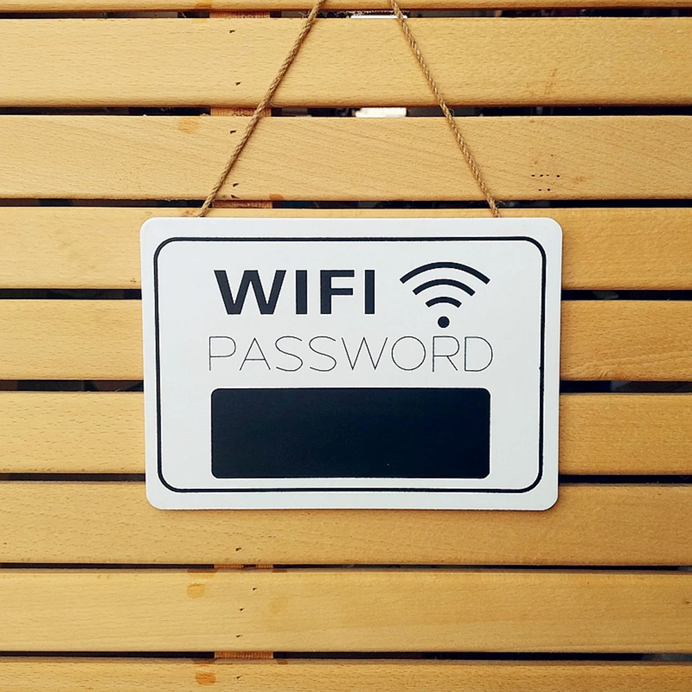 Деревянный знак Wi Fi с паролем подвесная табличка меловая доска WiFi для украшения