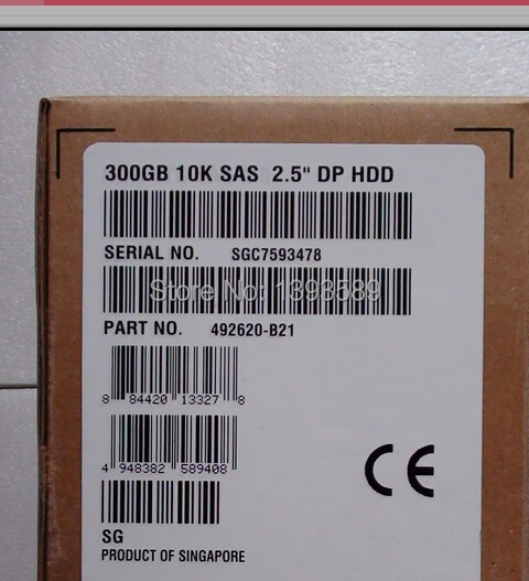 Free ship whole sale Server hard font b disk b font drive 492620 B21 493083 001