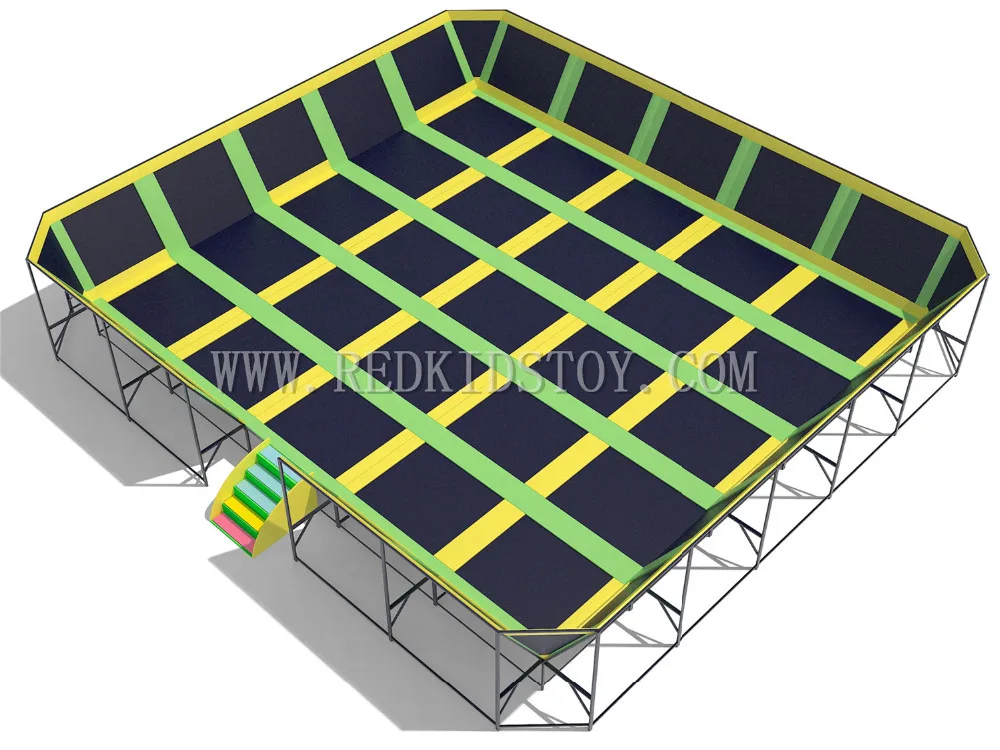 Наивысшее качество большой Батутный парк ce сертифицировано большой крытый трамплин для детей и взрослых Детская Безопасность Крытый