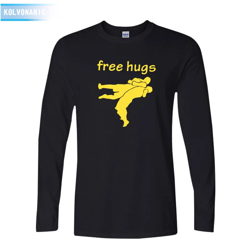 الشحن العناق المصارعة الطباعة تي شيرت موضة الملابس الذكور طويلة الأكمام القميص القطن عارضة الرجال الرياضية تي قمصان BE-105 الشحن العناق المصارعة الطباعة تي شيرت موضة الملابس الذكور طويلة الأكمام القميص القطن عارضة الرجال الرياضية تي قمصان BE-105