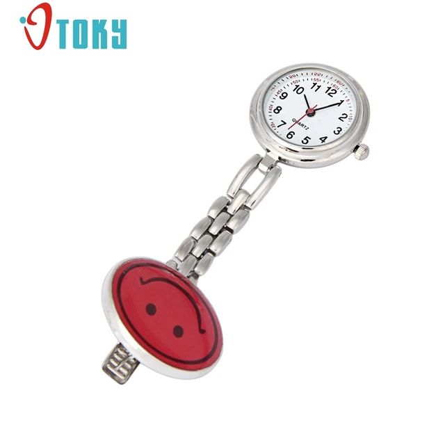 OTOKY Cute Nurse Portable Smiling Face Design Pocket Watches women relogio femin OTOKY Cute Nurse Portable Smiling Face Design Pocket Watches women relogio femin