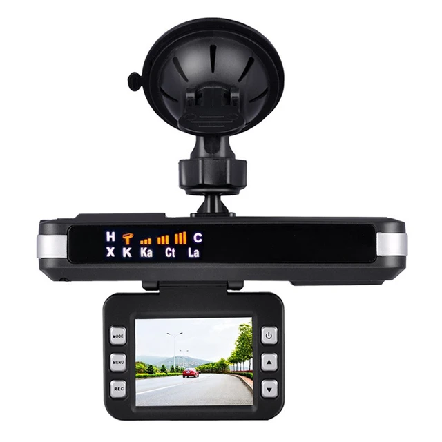 H588 Car DVR Camera 2 In 1 Dashcam Antiradar Combo Speed Camera