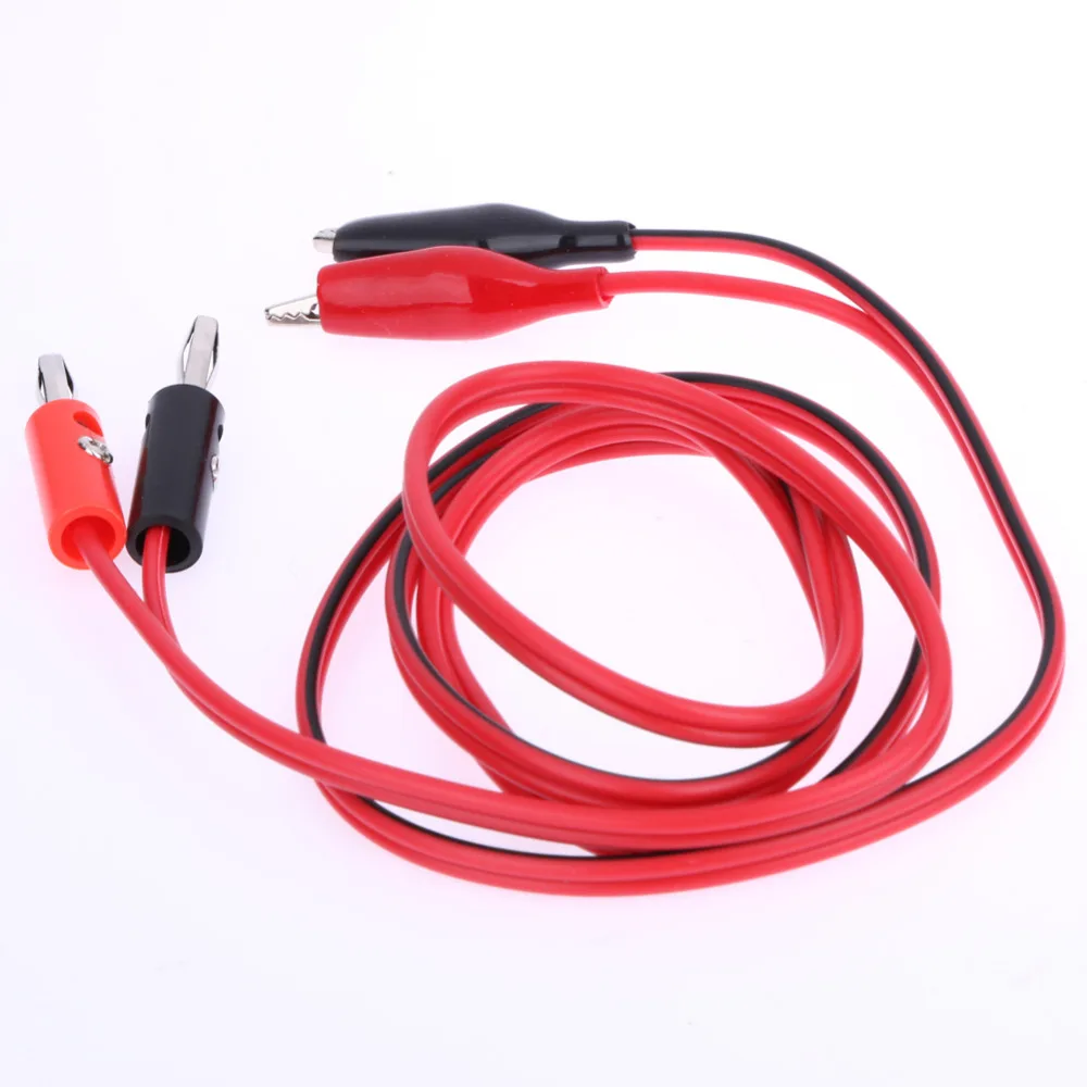 Buy 1 Pair Alligator Testing Cord Lead Clip Electrical