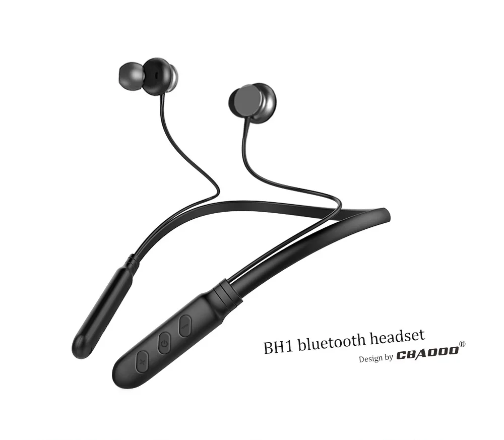 CBAOOO BH1, беспроводные Bluetooth наушники, Спортивная стереогарнитура, Handfree, Blutooth, наушники-вкладыши с микрофоном для телефона xiaomi