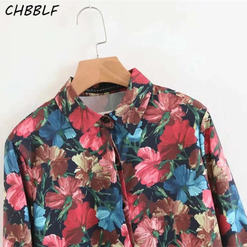 Женская блузка с длинным рукавом и отложным воротником XSZ1448|shirt lady|blouse fashionfashion