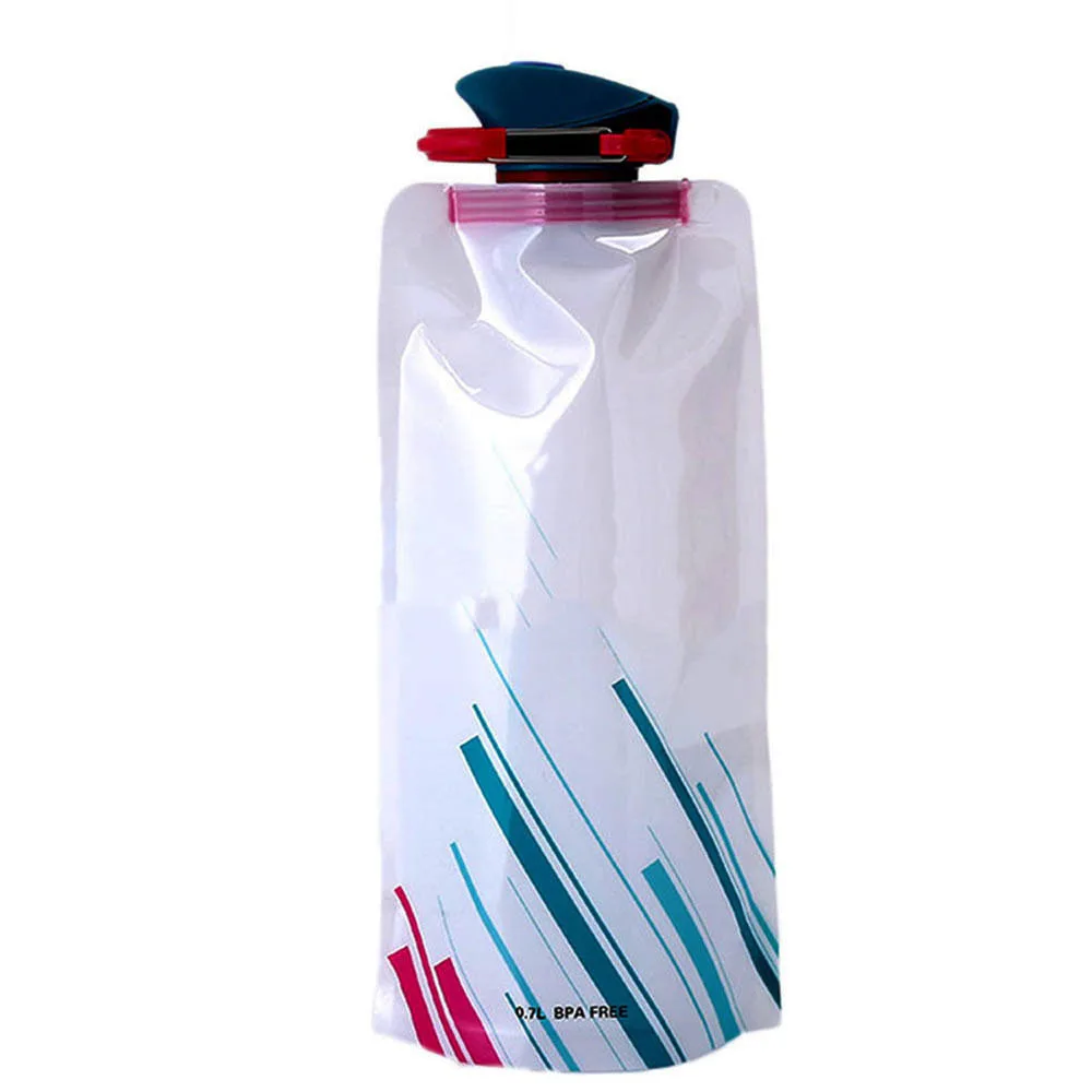 Многоразовые 700 мл спортивные путешествия портативный складной напиток бутылка воды чайник бутылка для воды для спорта на открытом воздухе BPA бесплатно