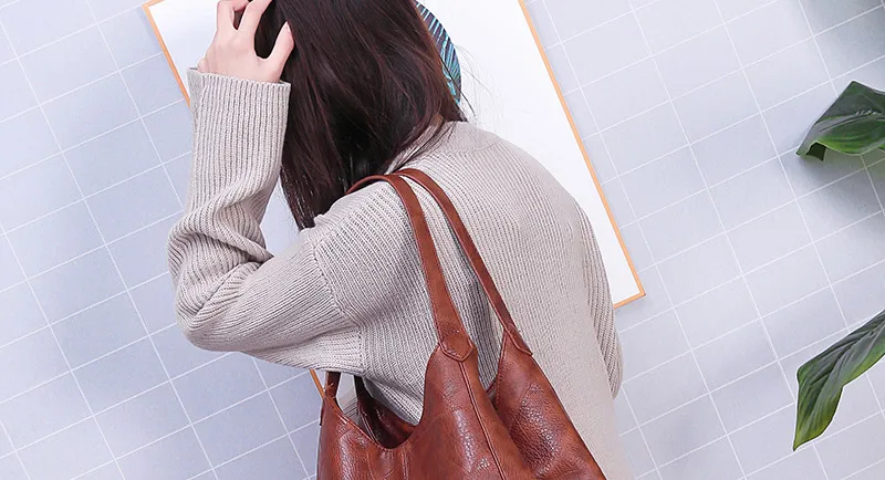 Vinatge Women Genuine Leather bag_10