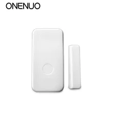 Беспроводной датчик двери детектор, магнитный контакт, дверной контакт, 433 МГц 1527 для GSM wifi домашняя система охранной сигнализации