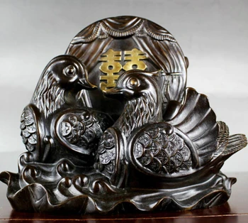 

Chinese Pure bronze Copper Feng Shui Auspicious Lucky Elephant one Pair fast