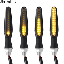 luces para moto intermitente moto intermitentes led moto intermitentes moto homologado direccionales para moto Moto LED Señal de giro flexible Indicador de moto flashes de motocicletas Señal de giro Led de la motocicle