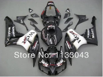 

Tank+ injection black white for HONDA CBR1000RR 06 07 CBR1000 RR 2006 2007 CBR 1000RR 06 07 pre_drilled 100%Fit fairing parts