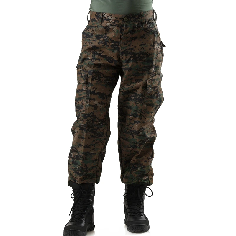 DUTOLE камуфляжные брюки-карго, военные тактические брюки, мужские униформы, военная цифровая лесная форма