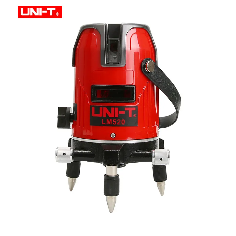 UNI-T LM520 LM530 LM550 красный и зеленый лазерный уровень 2/3/5 линии 360 градусов саморегулирующийся перекрестный лазерный уровень Красные линии лазерный уровень