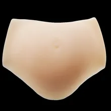 Силиконовая Ложная беременность Белый Бежевый силиконовый беременный живот поддельный живот животик тянет королева транссексуал беременный живот 2-10Momnth жир