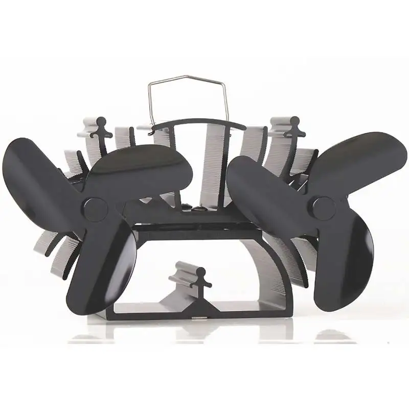 Discount Voda 12 5cm Height 6 Blades Heat Powered Stove Fan For