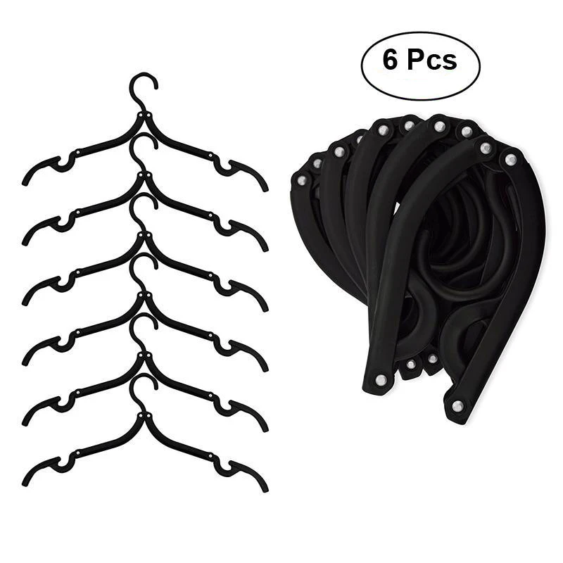 OUNONA 6 шт пластиковые складные мини-Нескользящие рубашки для одежды свитера платье вешалка крюк сушильная стойка
