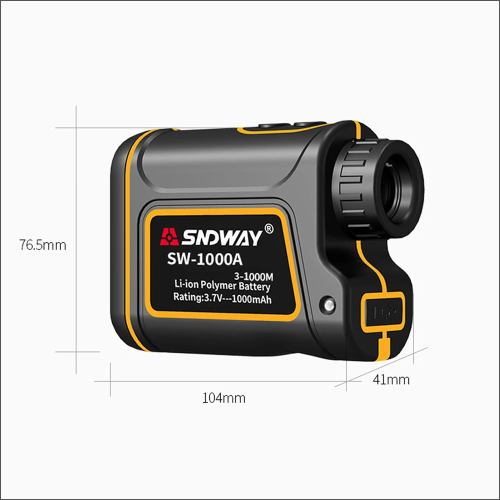 SNDWAY Golf Digital Laser Rangefinder Distance Meter Hunting Telescope Trena Mini Laser Range Finder Measure 1000M SW-1000A SNDWAY Golf Digital Laser Rangefinder Distance Meter Hunting Telescope Trena Mini Laser Range Finder Measure 1000M SW-1000A
