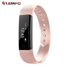 Lemfo ID115 Bluetooth Smart Band Фитнес трекер SmartBand деятельность браслет шагомер для Android 4.4 IOS 7.1 или выше телефон