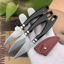 Стиль весь ручной работы Forge 83 слой Дамасская сталь oudh нож принадлежности для благовоний agar нож aloes деревянные ножи