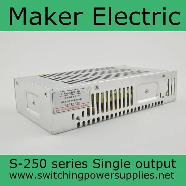 Быстрая питания 13,5 V 9.3A 250 W S-250-13.5
