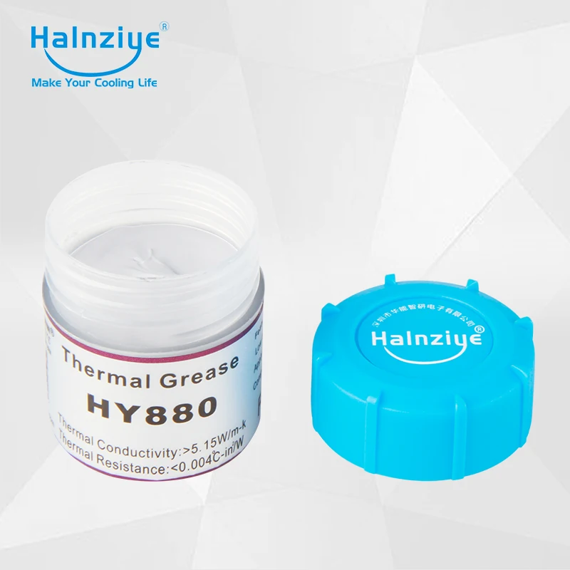 HALNZIYE HY880 المعالج بطاقة جرافيكس CPU GPU بالوعة الحرارة التبريد المبرد المبرد شحم حراري مركب الشحوم السيليكا HALNZIYE HY880 المعالج بطاقة جرافيكس CPU GPU بالوعة الحرارة التبريد المبرد المبرد شحم حراري مركب الشحوم السيليكا