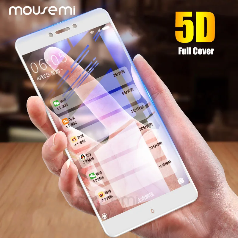 MOUSEMI 9H стекло для Xiaomi Redmi 4x Note Global 5D полное склеенное Защита экрана Защитное
