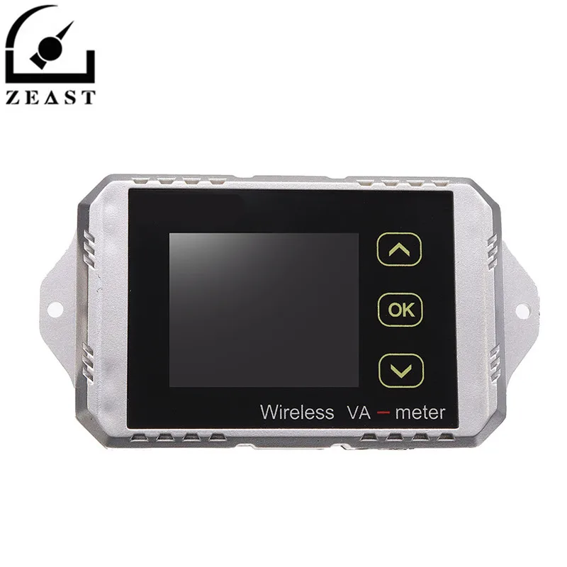 

VAT1050 Wireless DC Voltmeter Current Tester Watt Measurement Digital Display Electric Garage Meter With Temperature Sensor