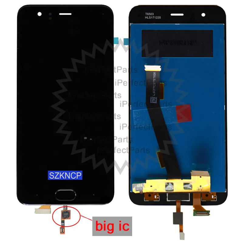 С большим распознаванием отпечатков пальцев IC 5 15 &quotдля Xiaomi Mi6 Mi 6 ЖК дисплей +