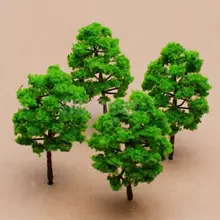 10pc New SCALE Model Trees Train Railway Building Park Street Scenery Layout