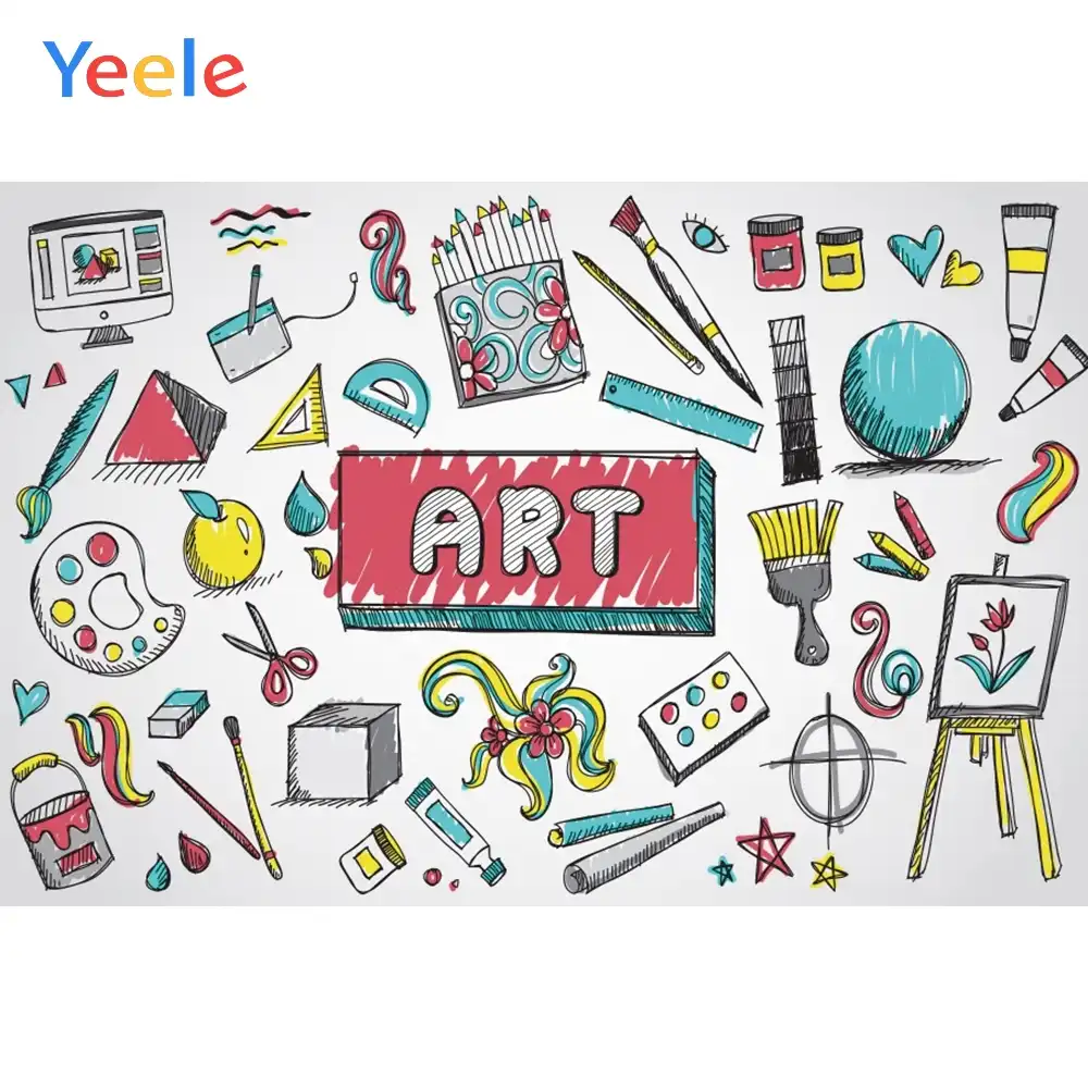 picture Background For Art Class yeele wallpaper art class draw cut handicraft decor photography backdrops personalized photographic backgrounds for photo studio
